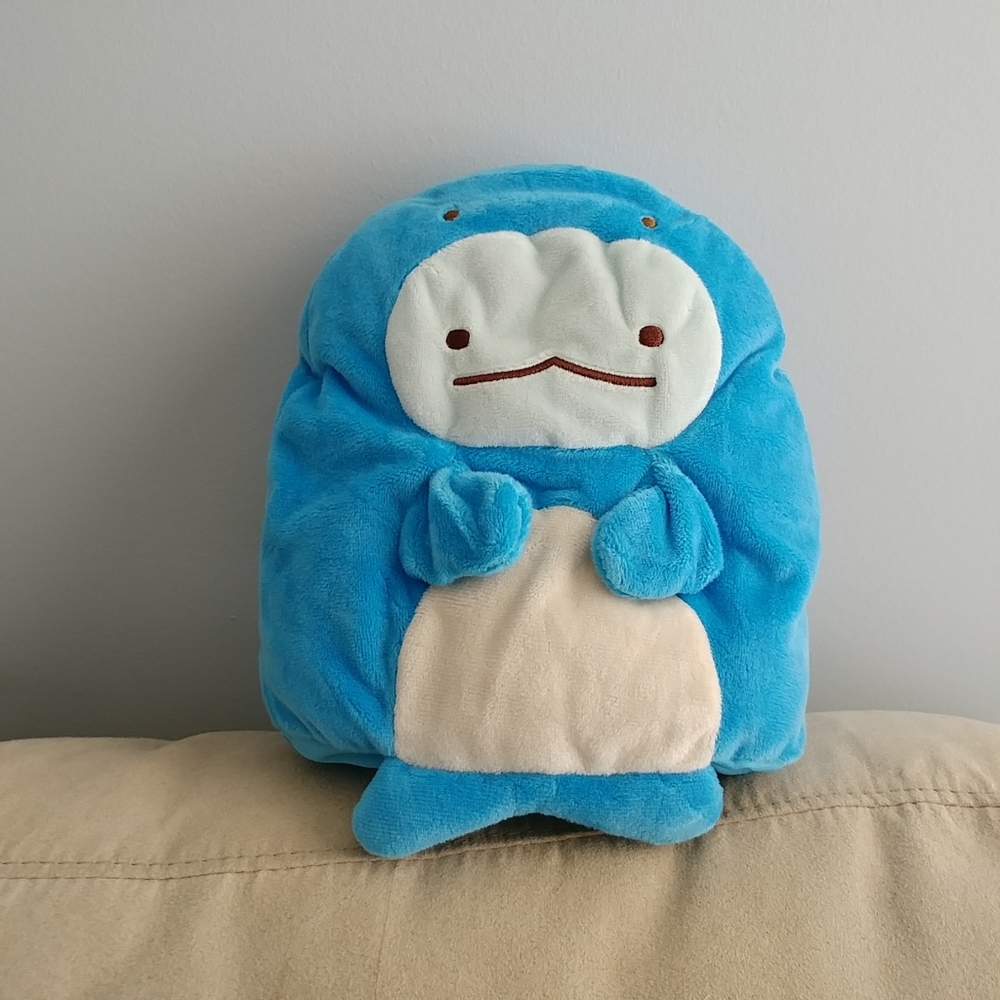 San-X Sumikko Gurashi Pretend Sea Life Tokage plush hand puppet (Toreba)